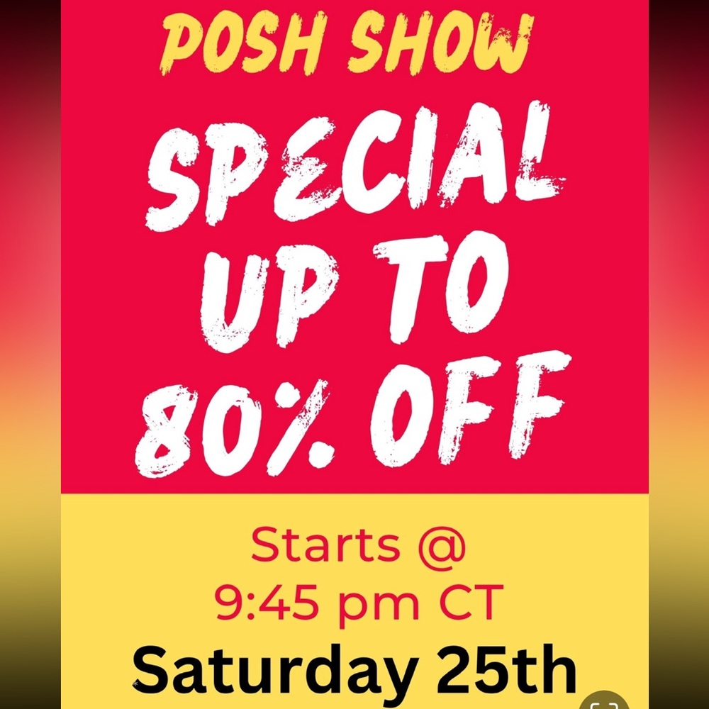 Special Sale Event Poster